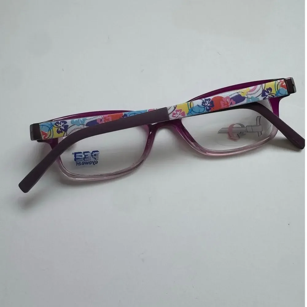NEW Pez Kids Eyewear popsicle Purple Rectangle frames